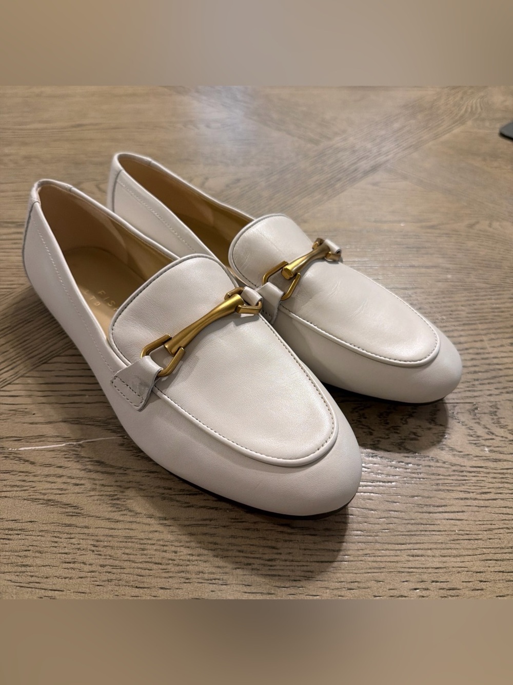 NEW WOMENS MARC FISHER BEIGE LOAFER SLIP-ON SHOE SIZE 6.5 - Picture 1 of 4